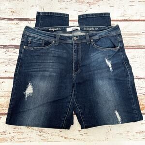 KANCAN High Rise Distressed Skinny Jeans Sz 2XL 18W